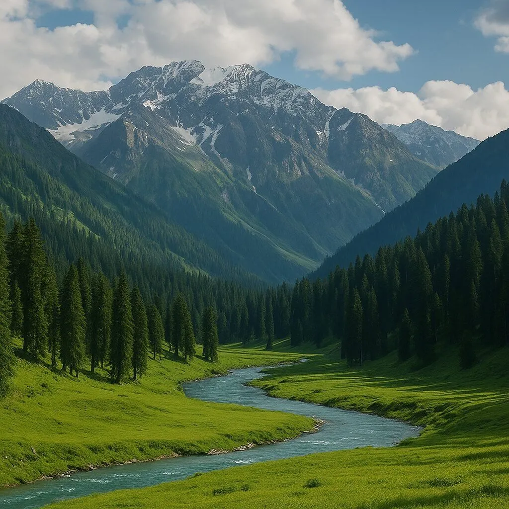 Minimerg Valley Astore — alpine meadows northern Pakistan