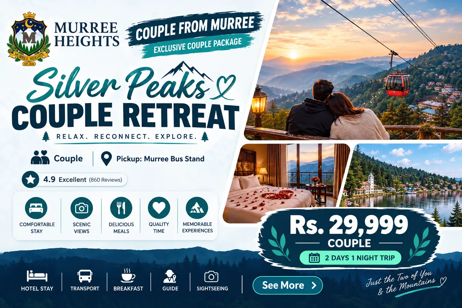 Silver Couple Escape Murree